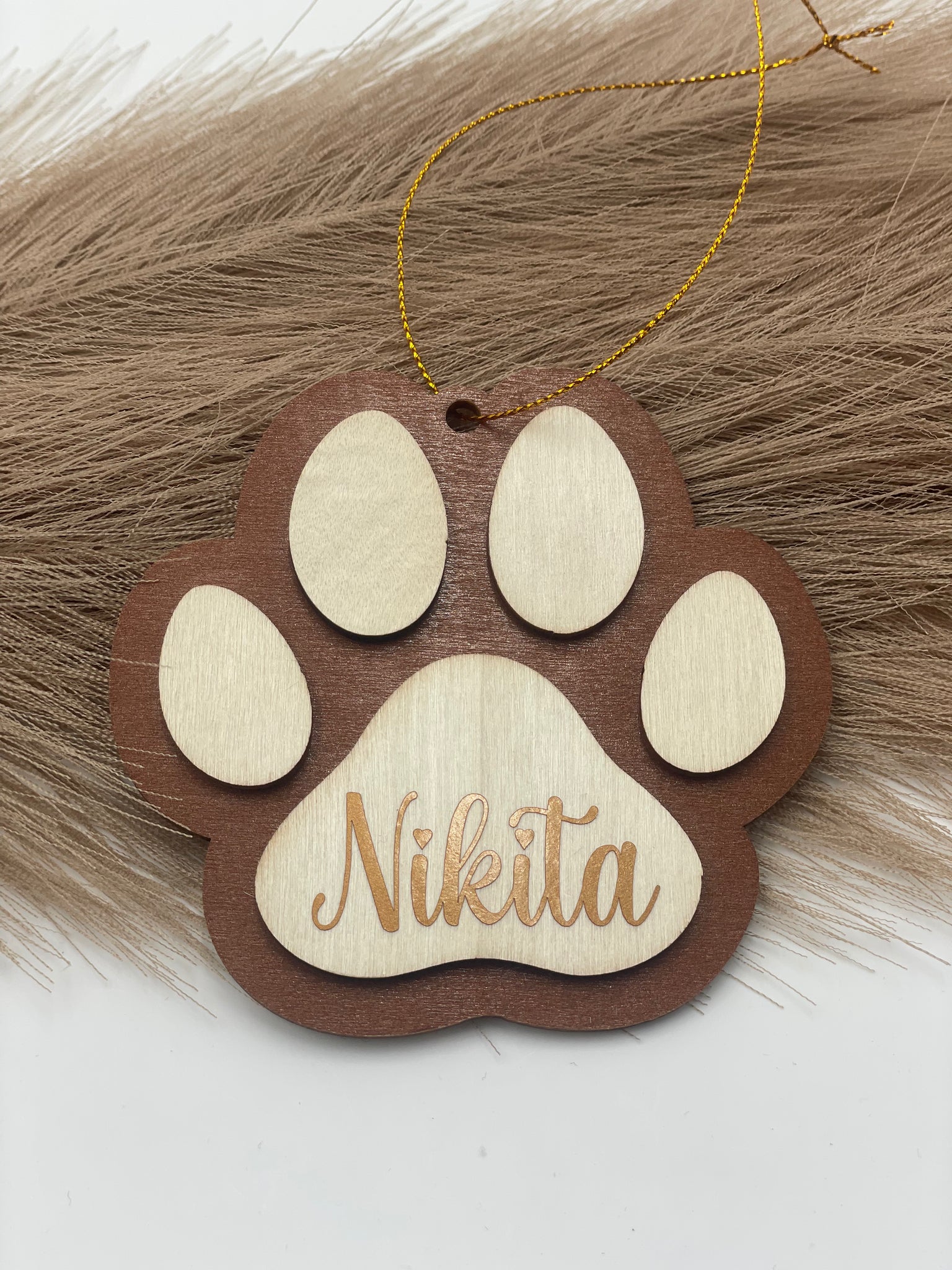 Christbaumschmuck "Hundepfote Nikita"