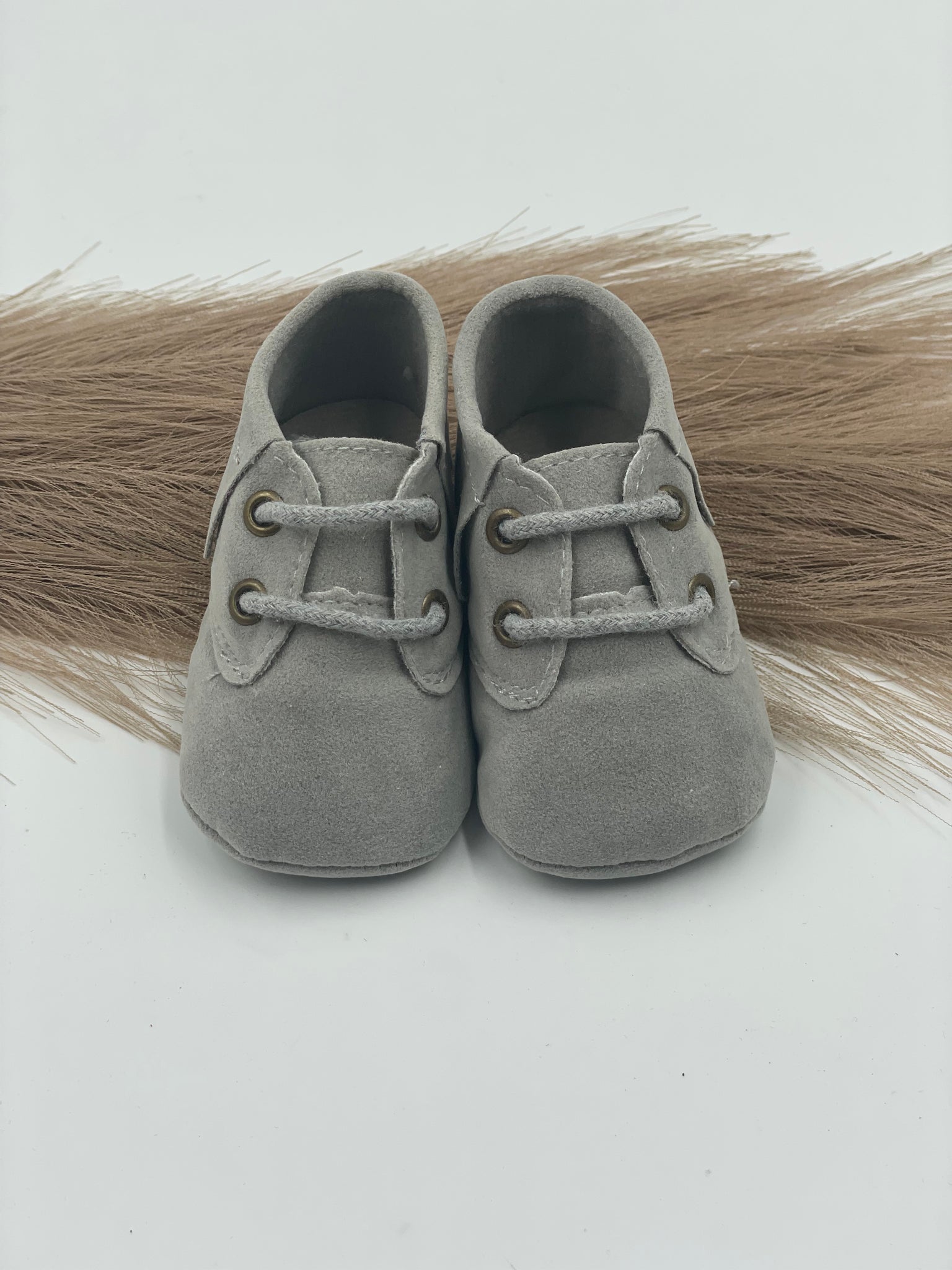 Fransenschuhe "grau"