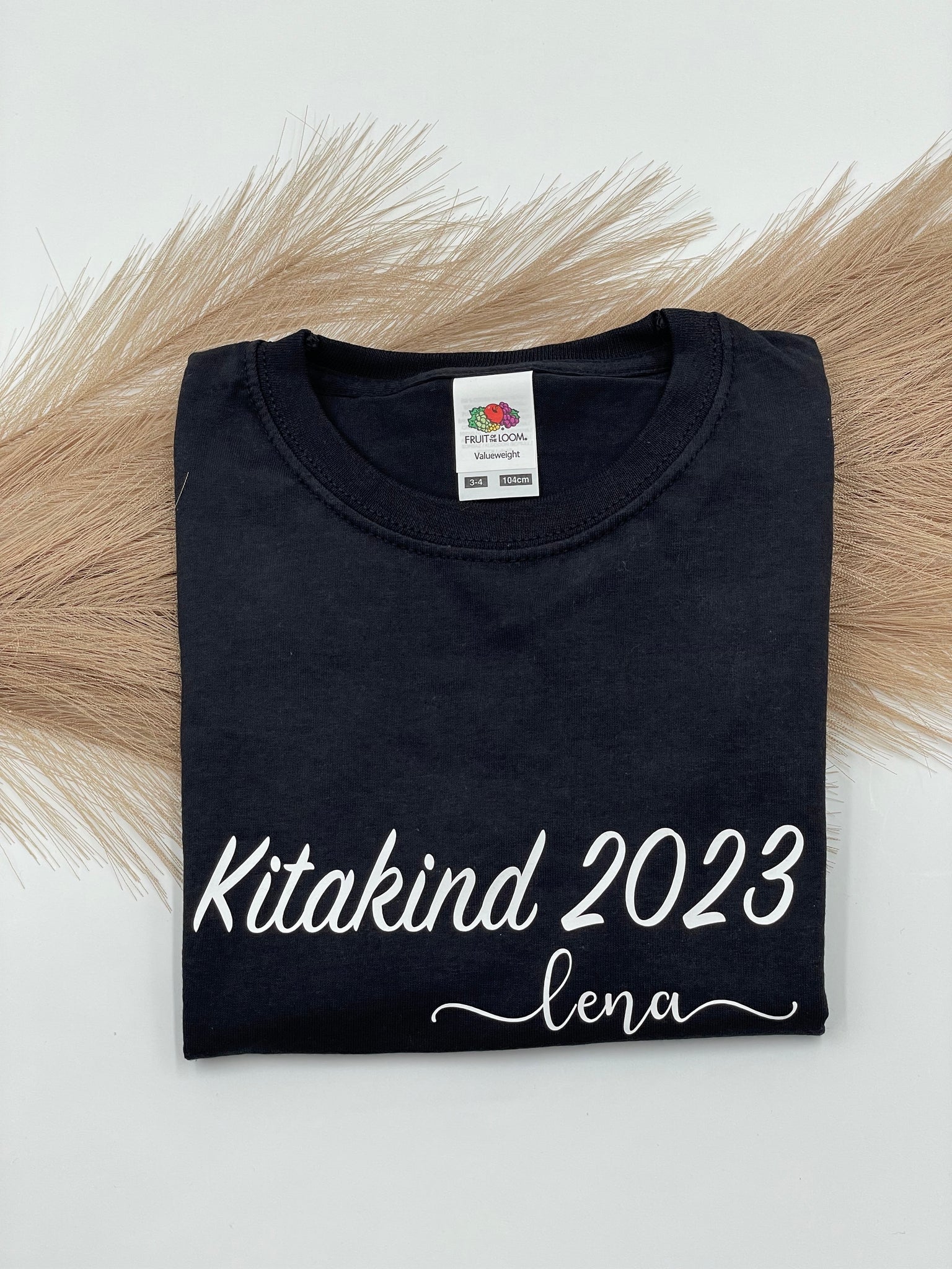 Kita T-shirt Schwarz