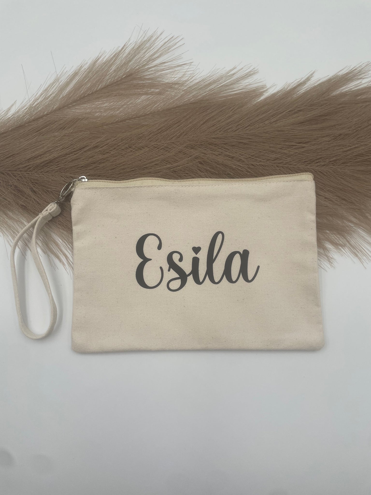 Kosmetiktasche Jute "Name"