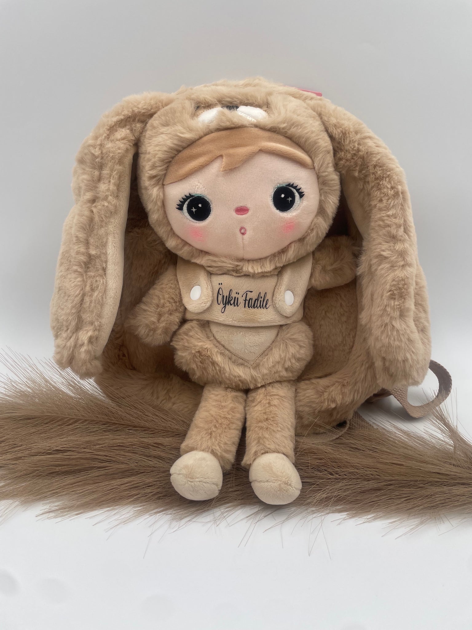 Rucksack Hase Beige