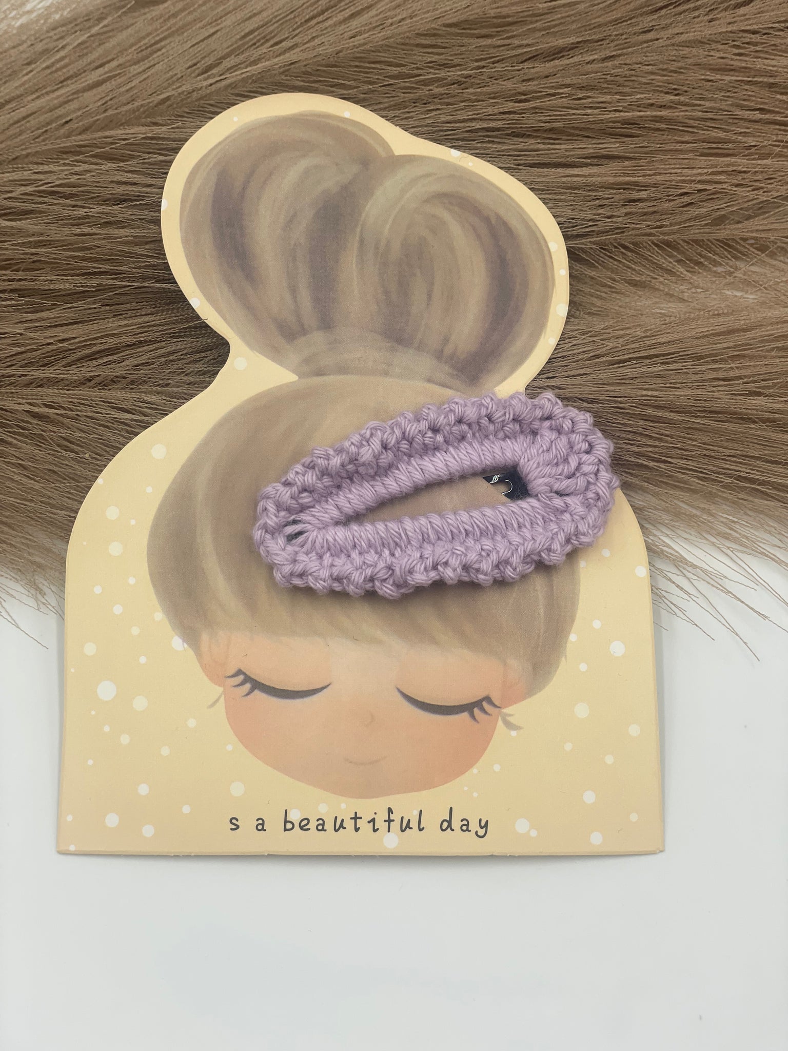 Haarspange "Ela" Lilatöne