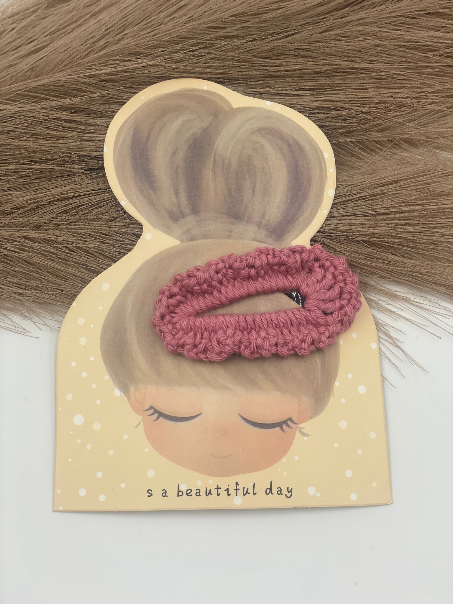 Haarspange "Ela" Rosatöne