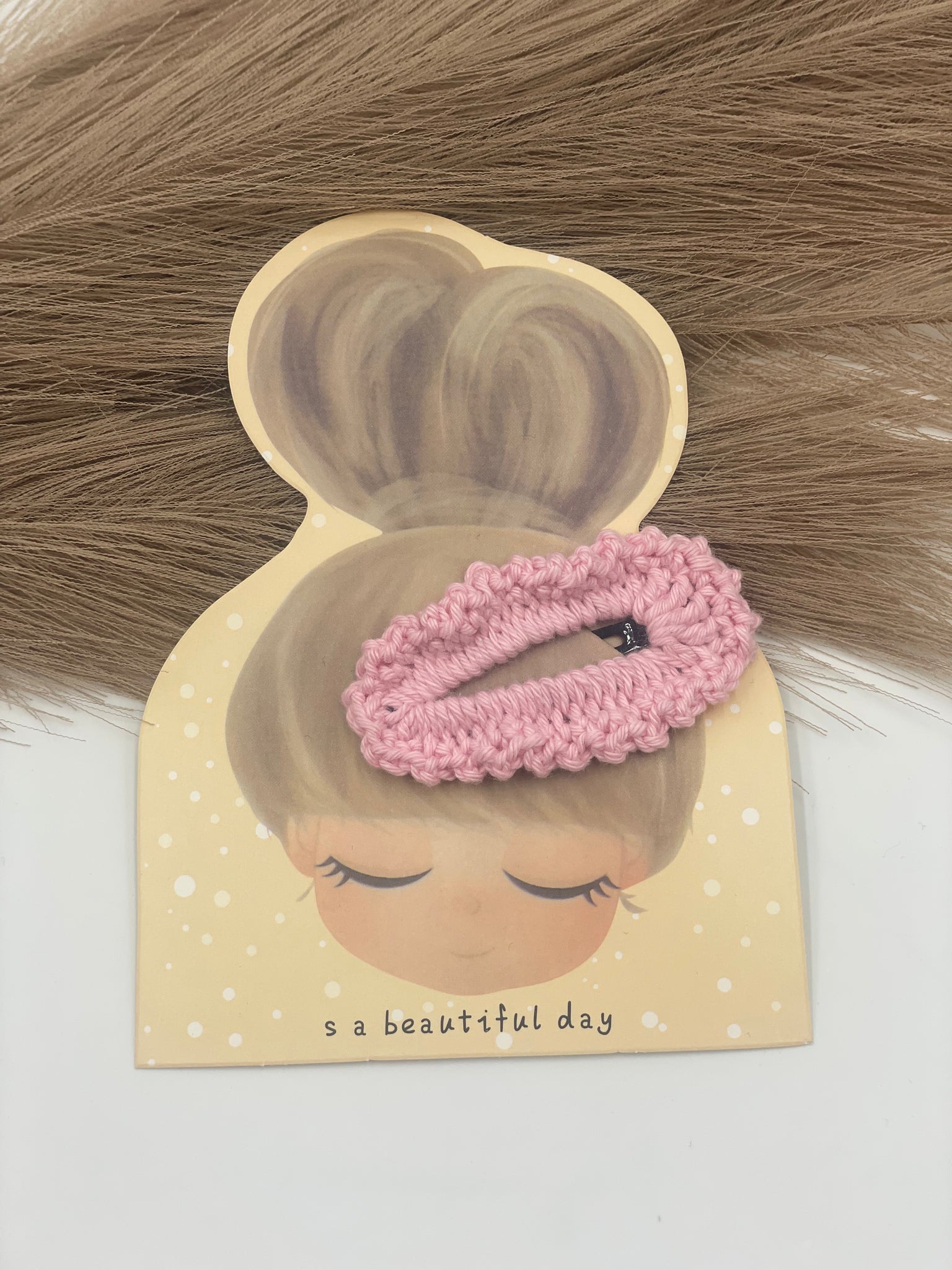 Haarspange "Ela" Rosatöne