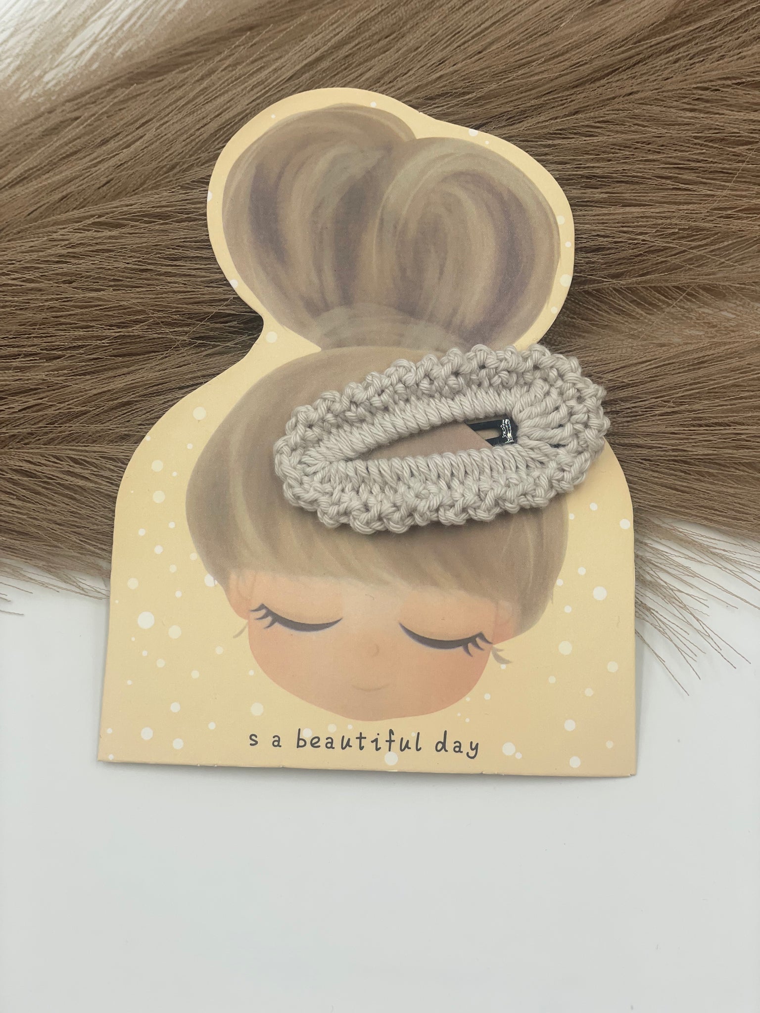 Haarspange "Ela" Helltöne