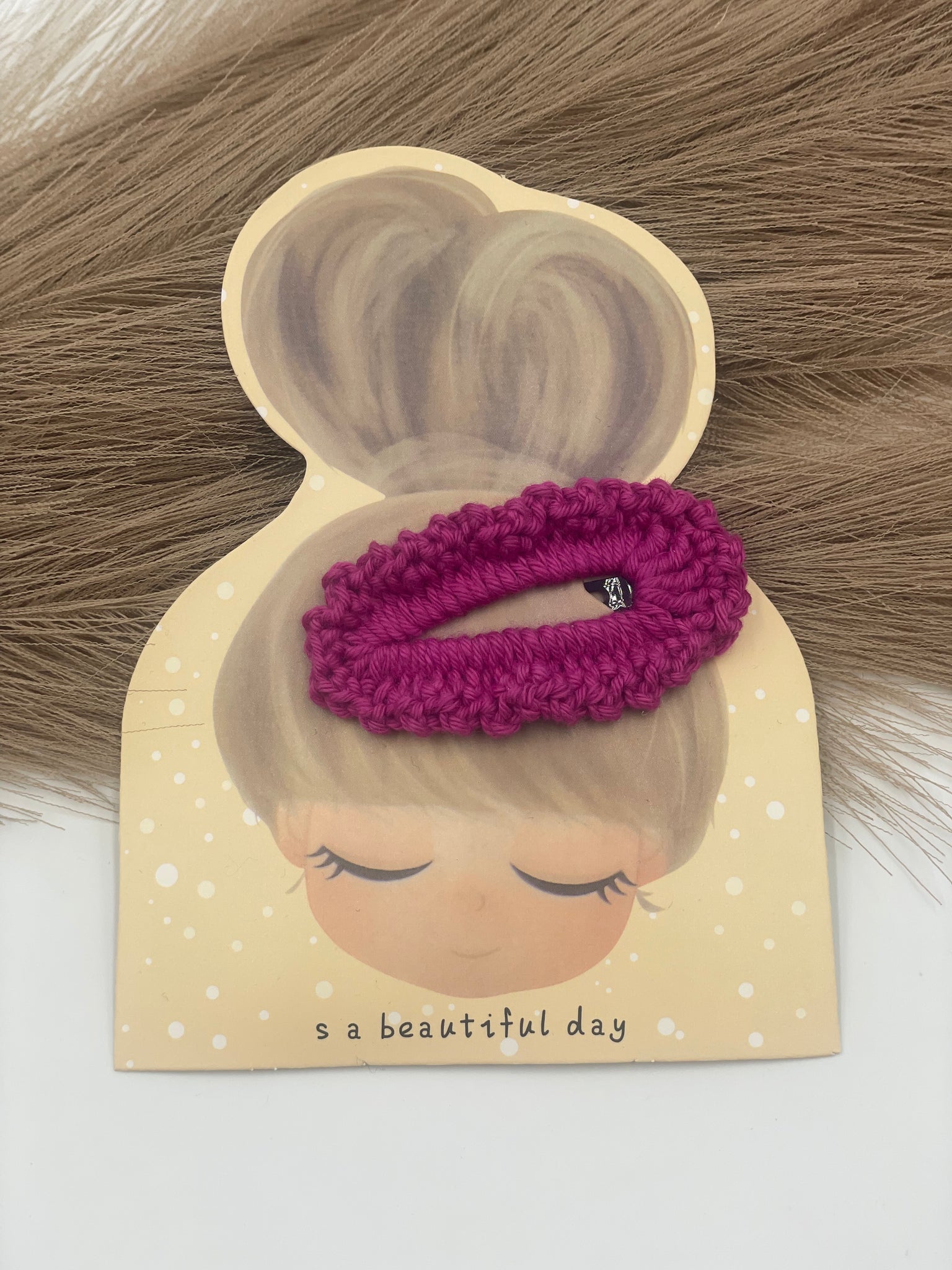 Haarspange "Ela" Lilatöne