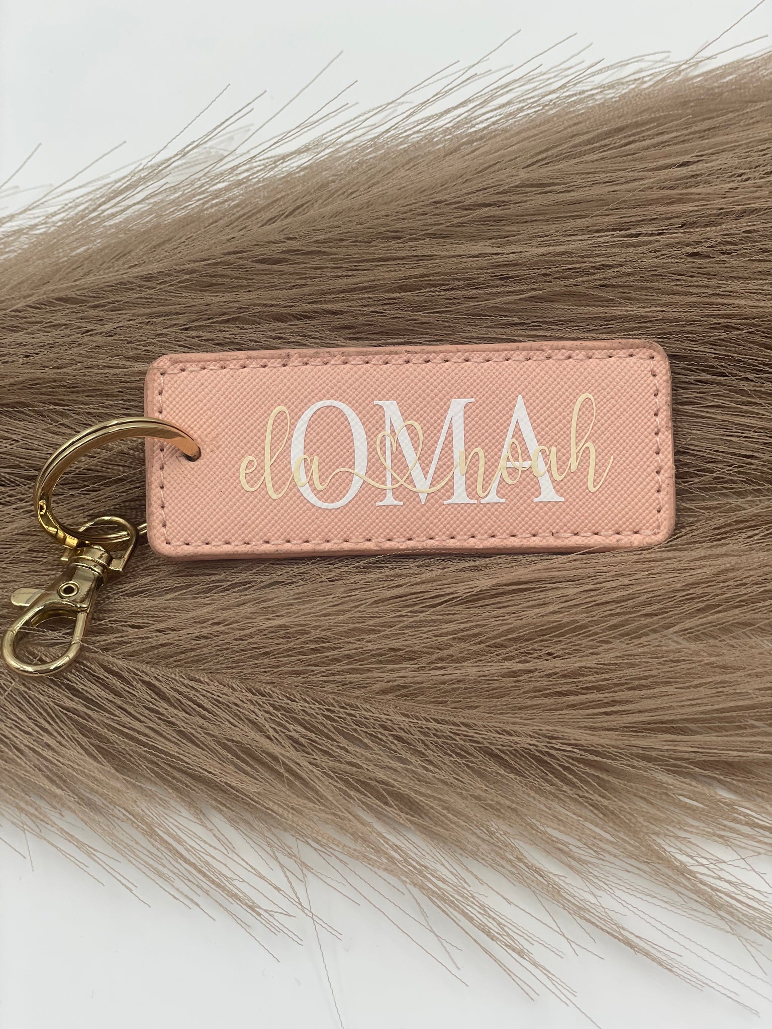 Rechteckiger Schlüsselanhänger