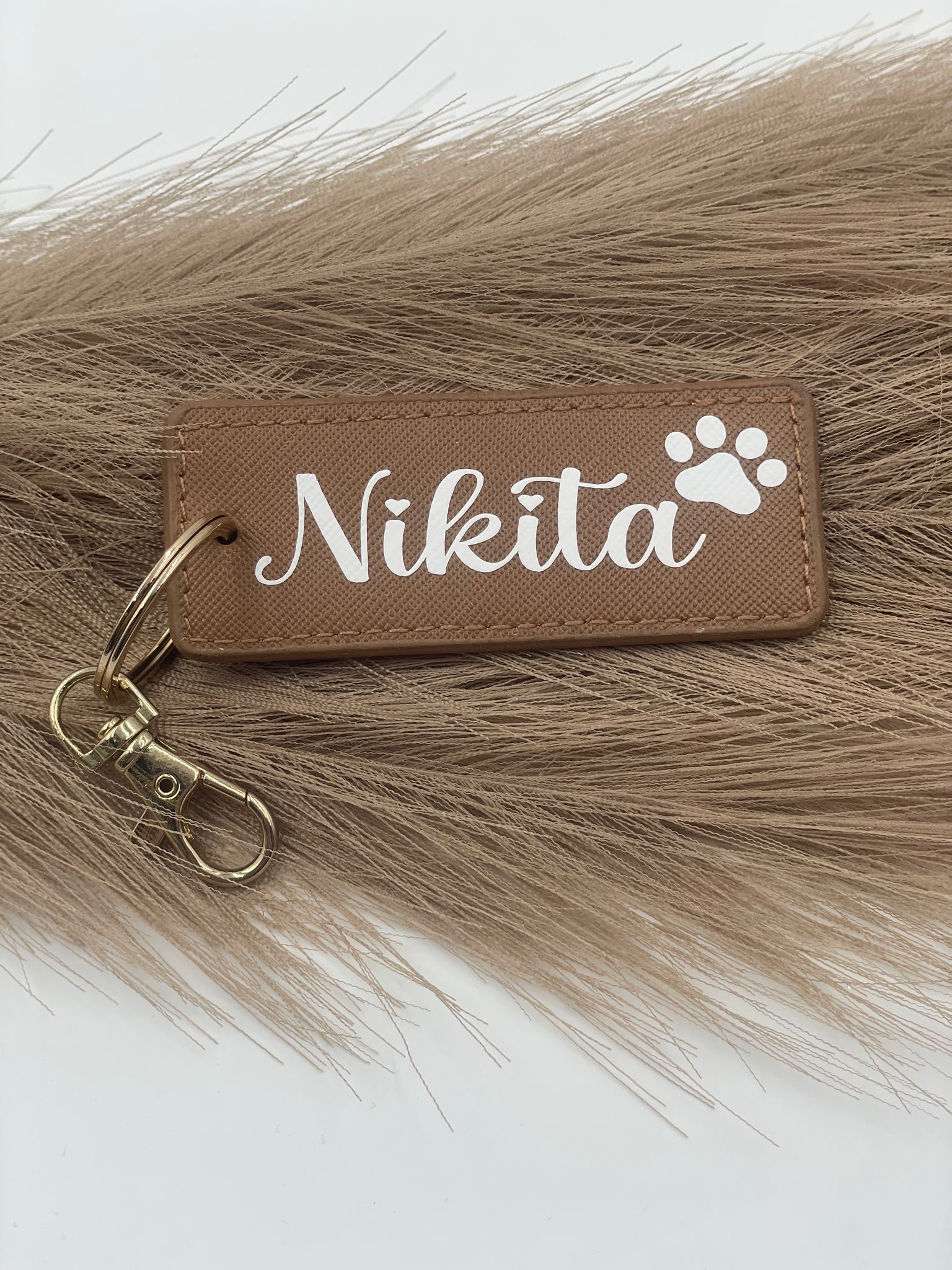 Rechteckiger Schlüsselanhänger