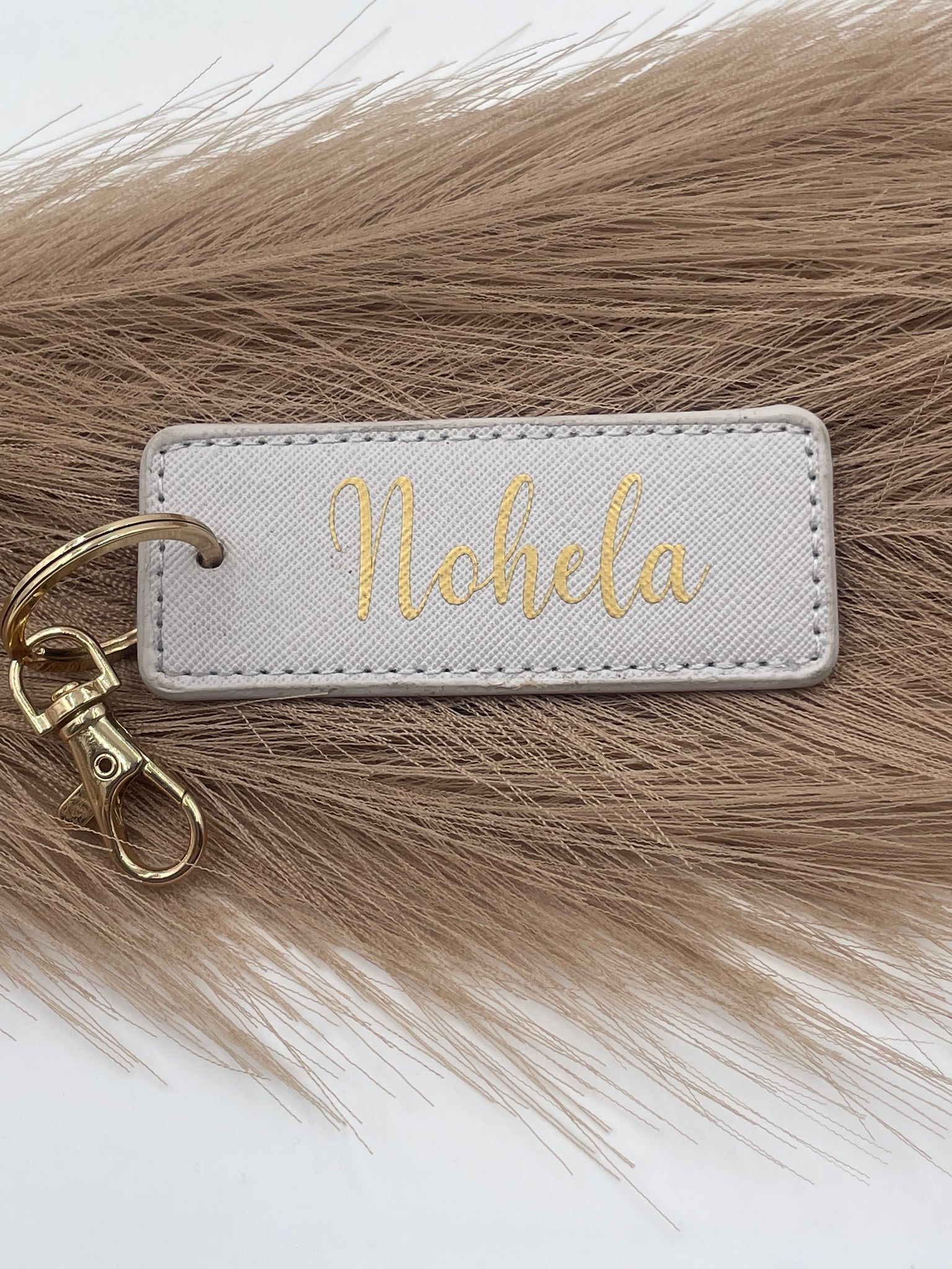 Rechteckiger Schlüsselanhänger