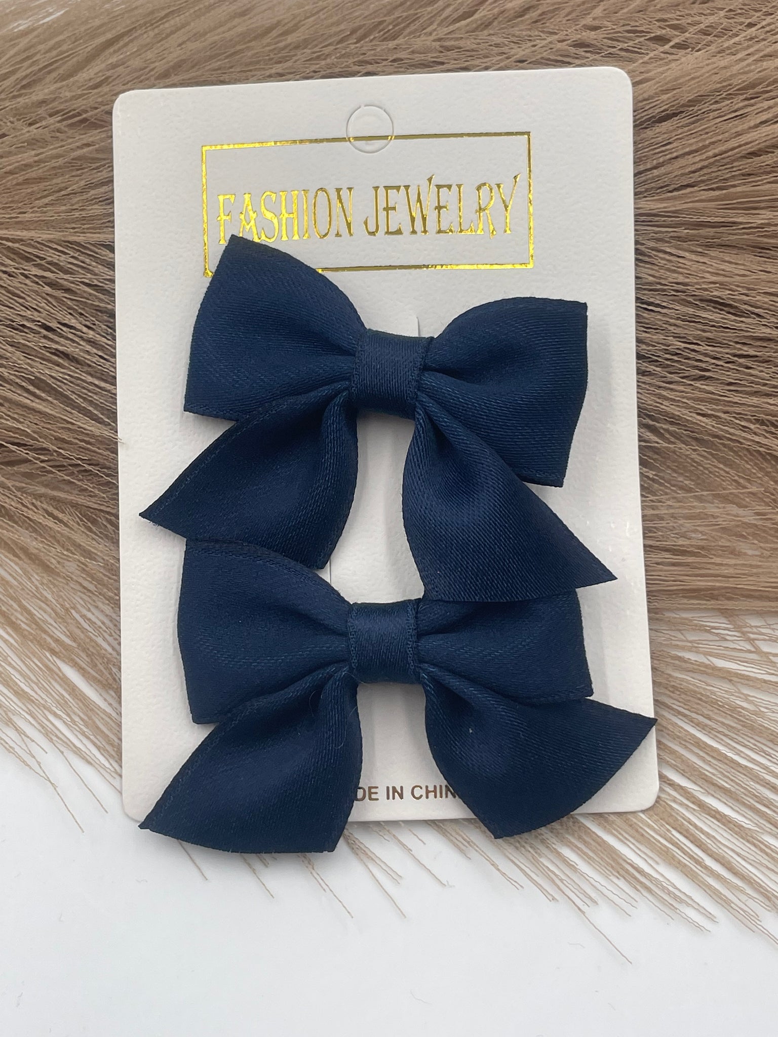 2er Set Haarspange Satin