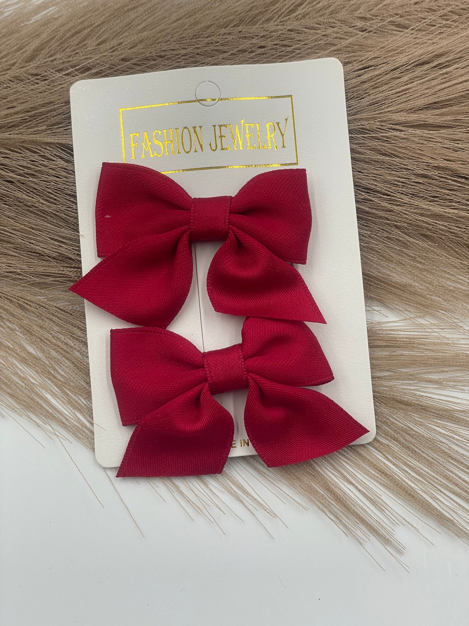 2er Set Haarspange Satin