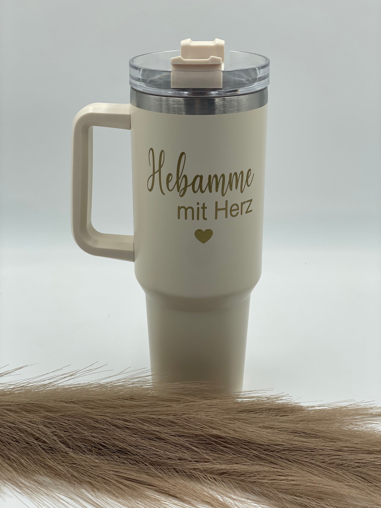 XXL Thermobecher "Hebamme mit Herz"