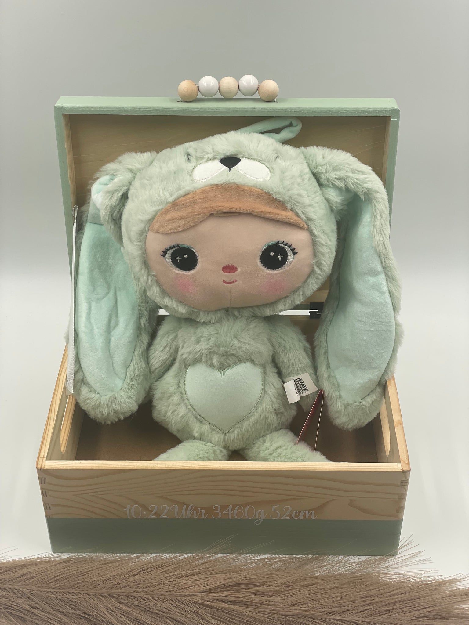 Newbornset "Hase mint"