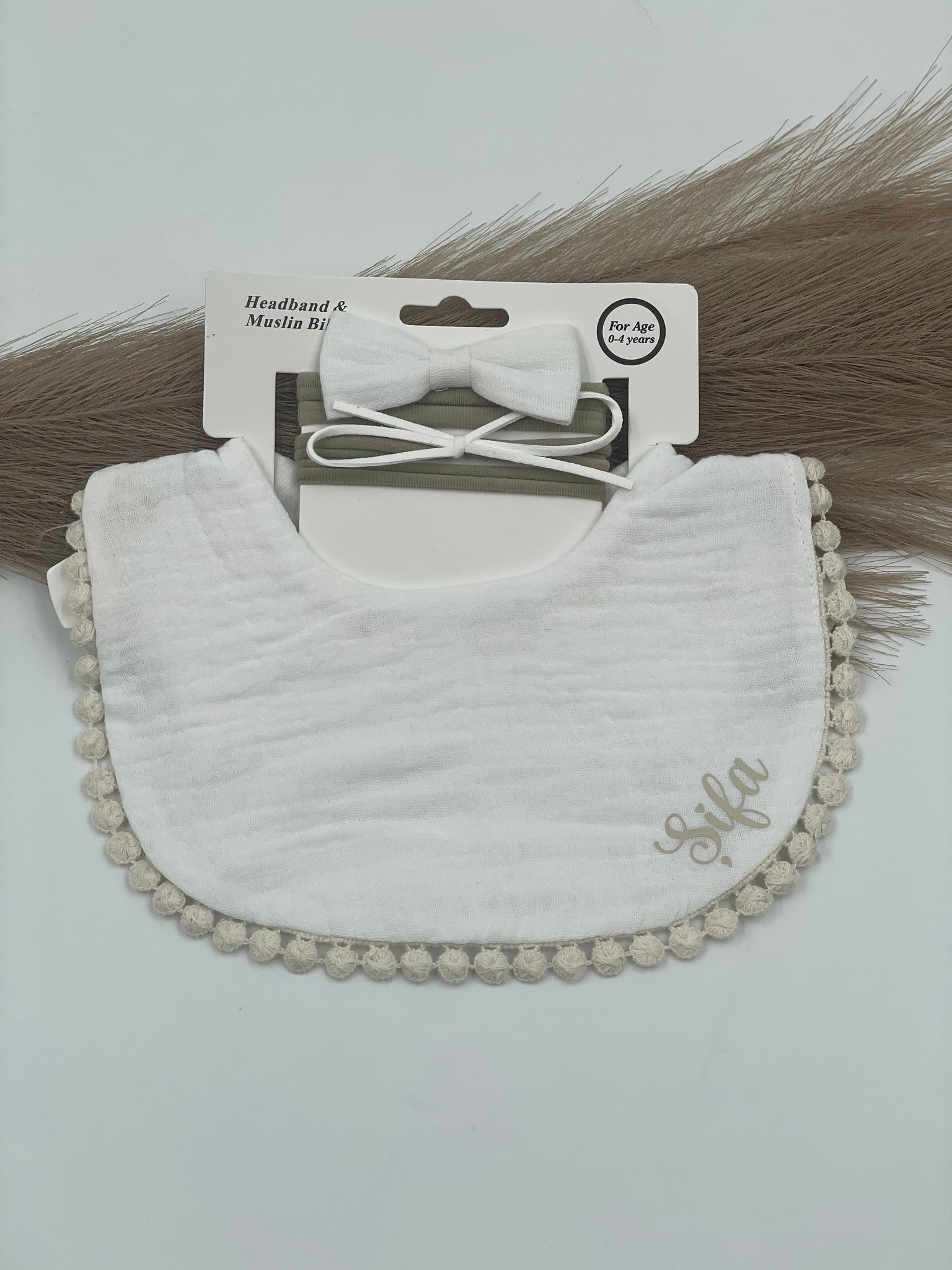 Lätzchen mit Haarband