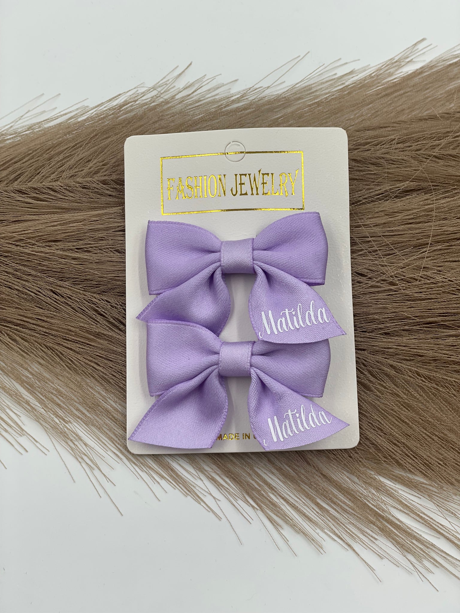 2er Set Haarspange Satin