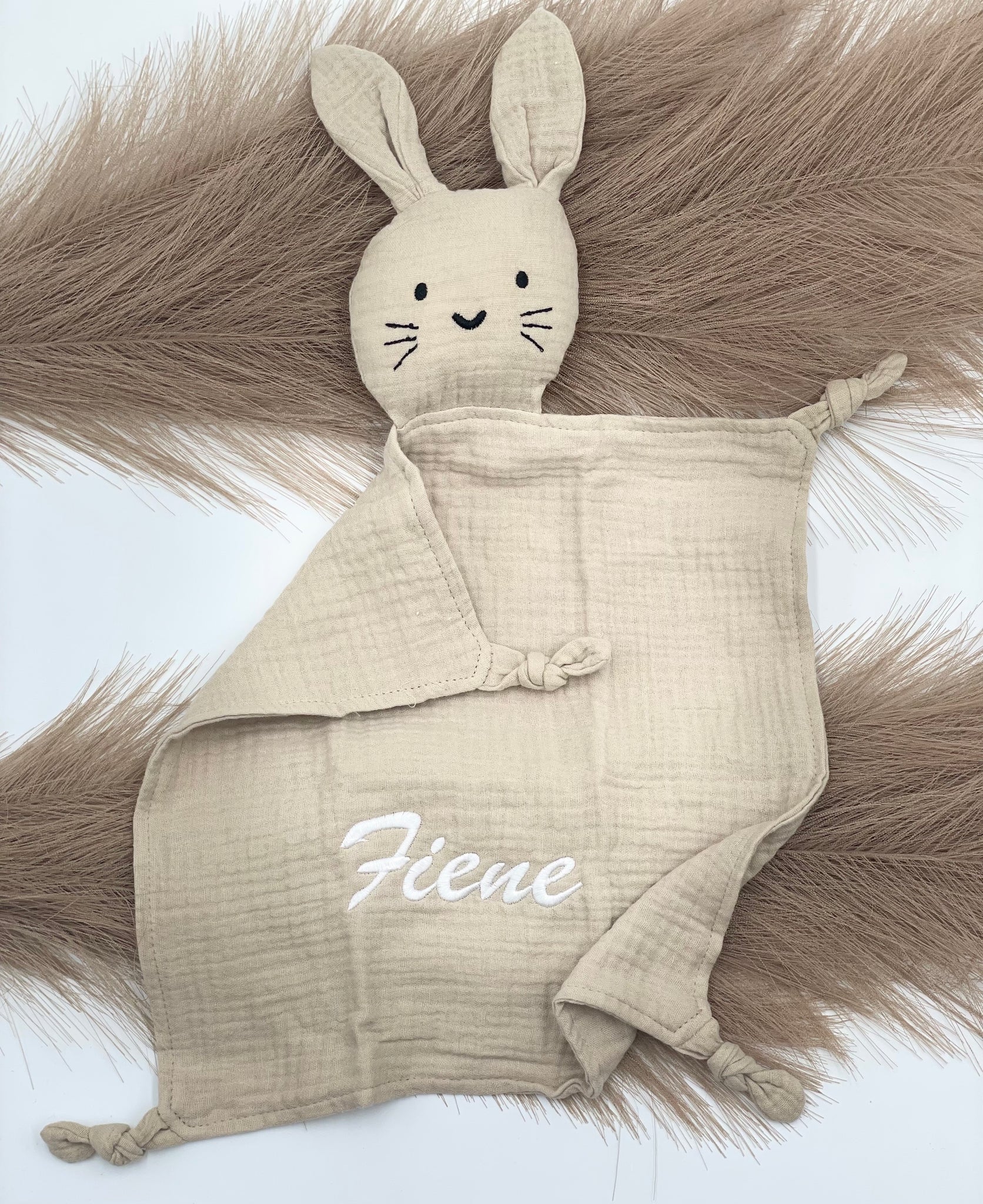Schmusetuch Hase beige