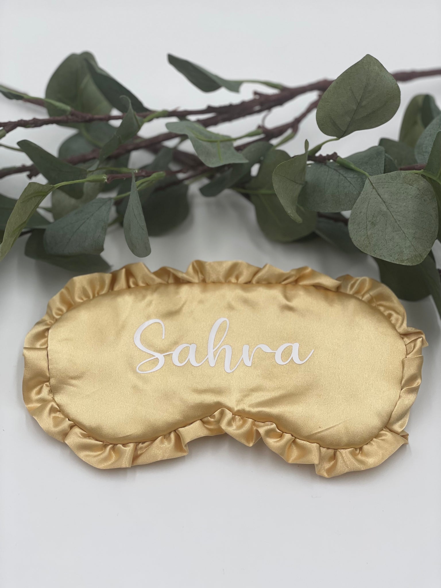 Schlafmaske gold