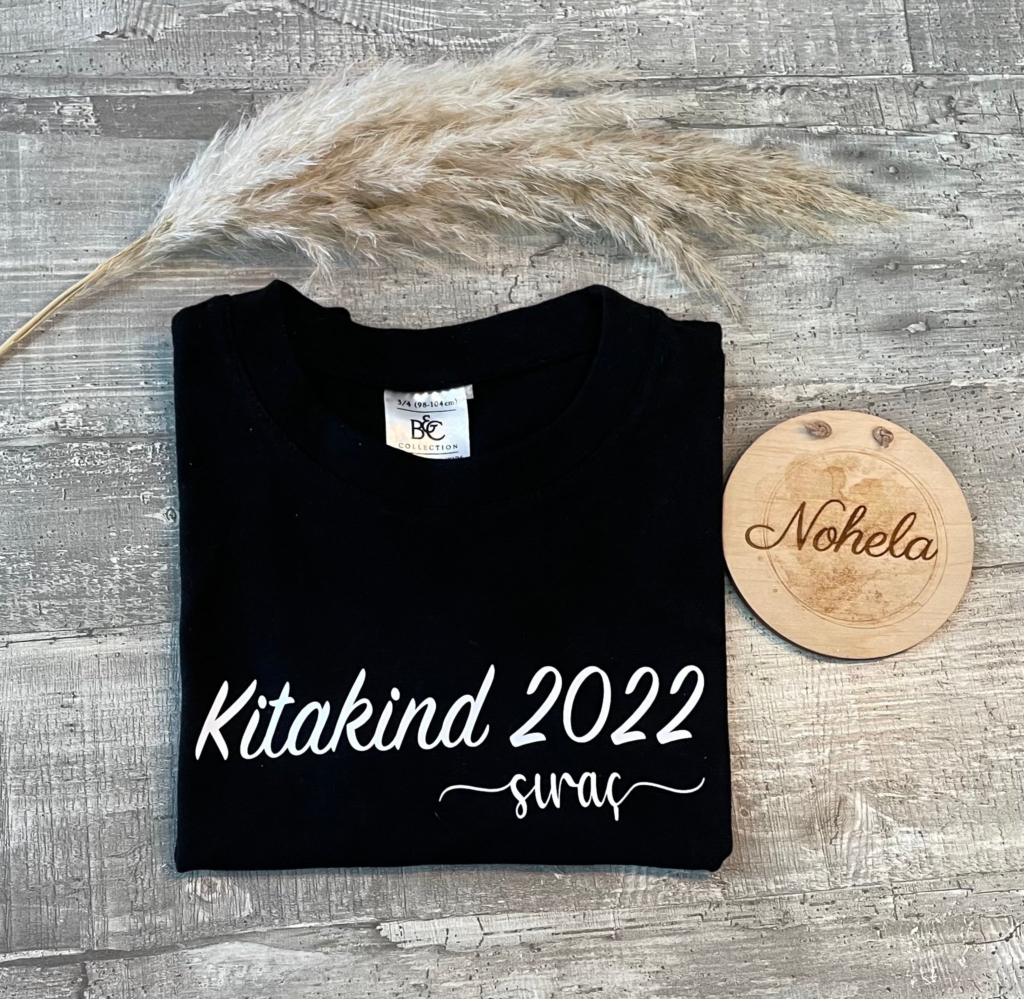 Kita T-shirt Schwarz