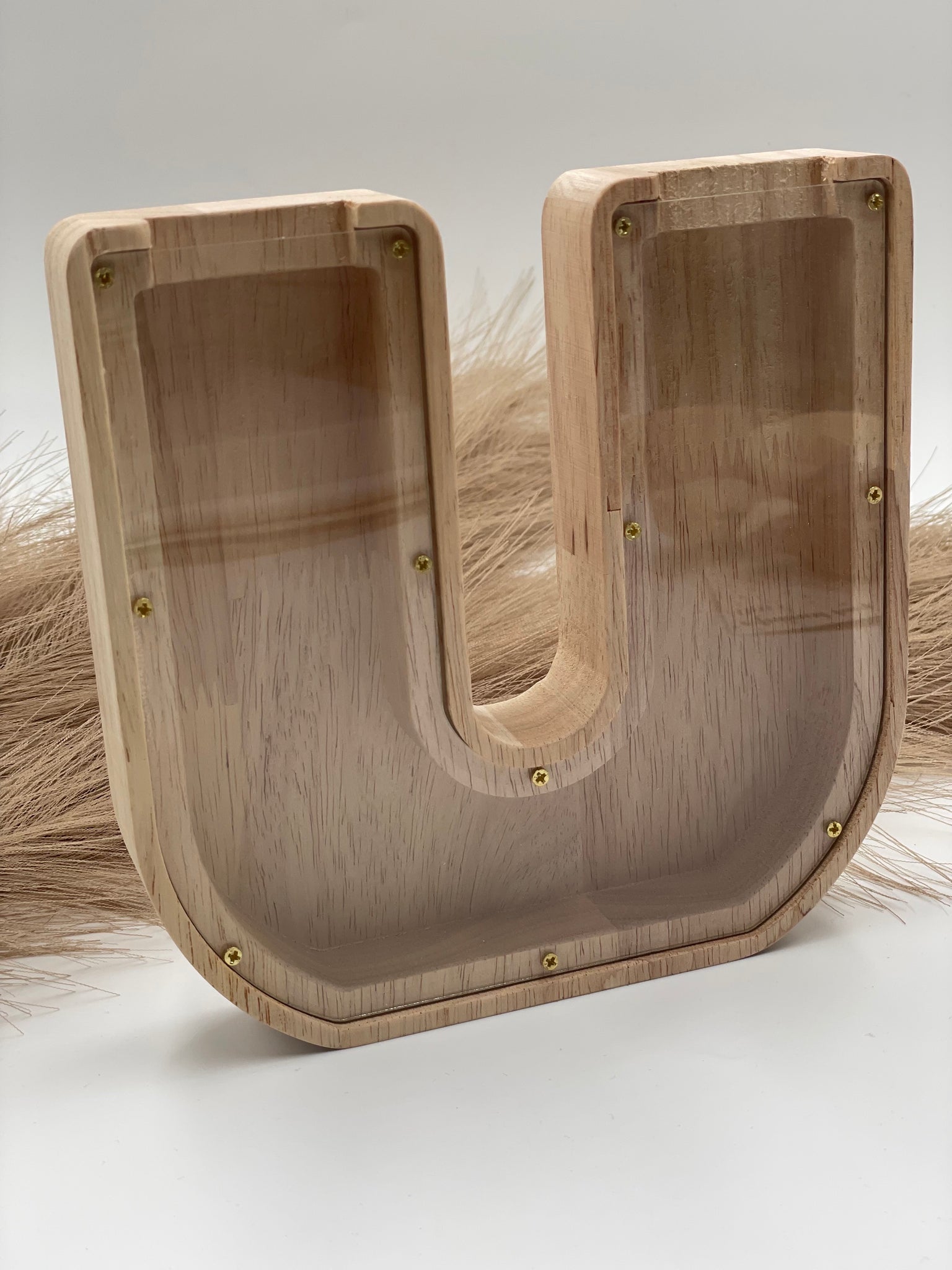 Spardose Buchstabe U