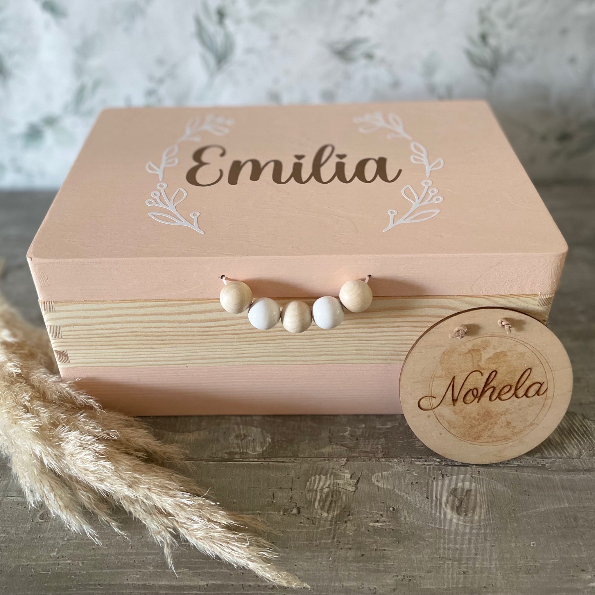 Erinnerungskiste "Blätterranken"